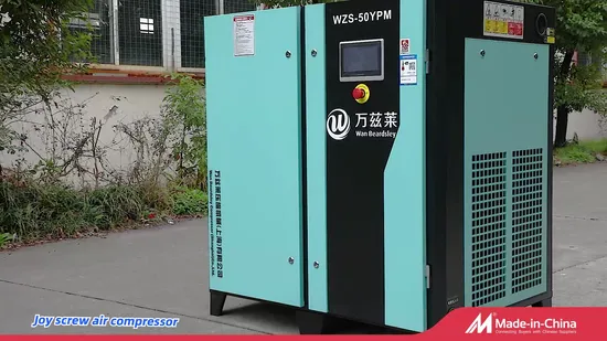 37kw Air-Cooled Permanent Magnet Variable Frequency Energy-Saving Screw Air Compressor
